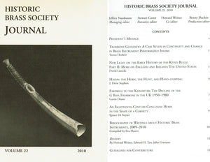 Historic Brass Society Journals