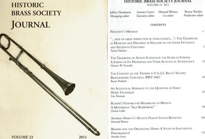 Historic Brass Society Journals