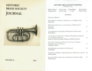 Historic Brass Society Journals