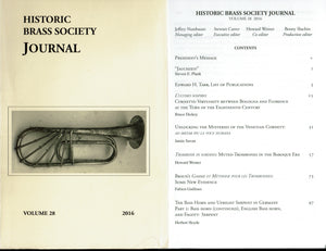Historic Brass Society Journals