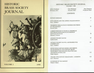 Historic Brass Society Journals